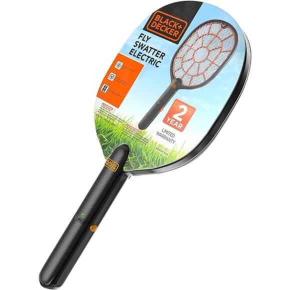 Bug Zapper Racket – Electric Fly Swatter for Gnats, Mosquitoes, & More – - Picture 7 of 7